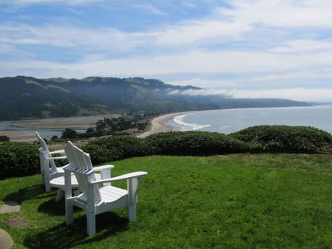 Beautiful Bolinas Blue looking over lagoon and Pacific