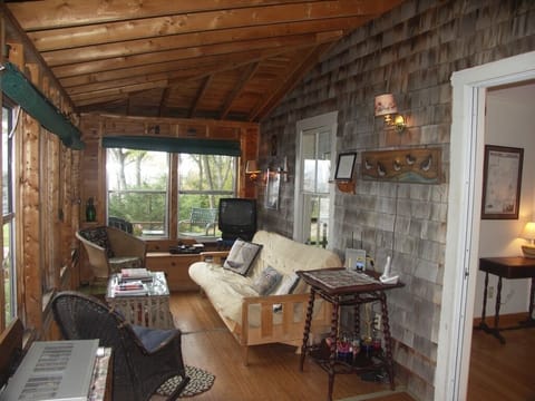 Sun porch sitting area