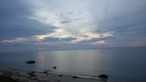 On the beach