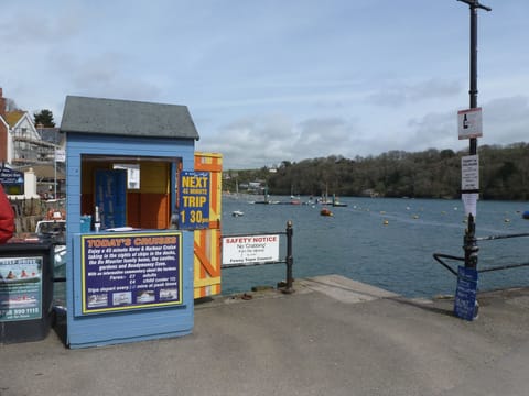 Fowey on the south coast offering boat trips down the river to the sea.