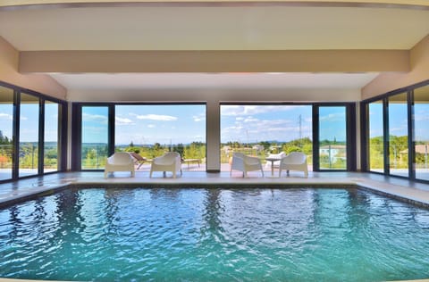 Indoor pool, a heated pool