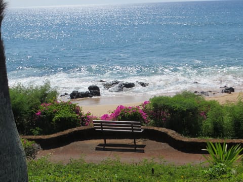 Beach nearby, sun loungers, beach towels