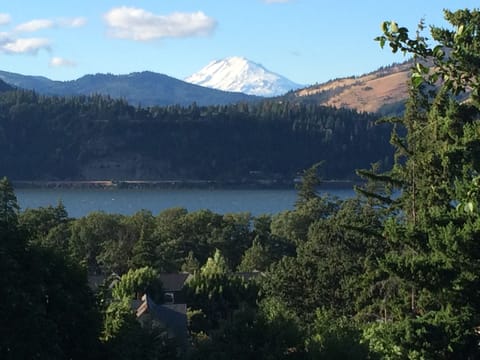 From the Deck. View of Mt Adams and the Columbia River