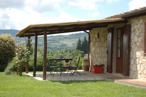 The covered terrace. Perfect for dining al fresco or sharing an aperitif.