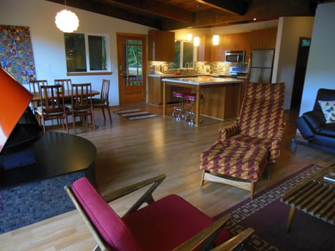 Kitchen view from living room