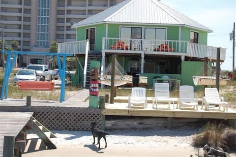 House and new deck from the pier