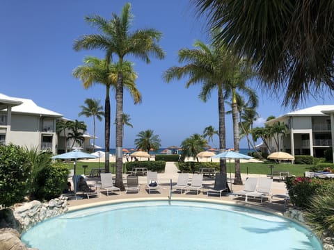 Paradise awaits you----just steps away from the pools, beach, and Caribbean Sea