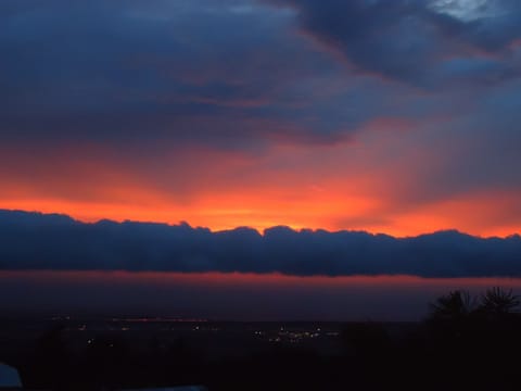 lanai at dusk
