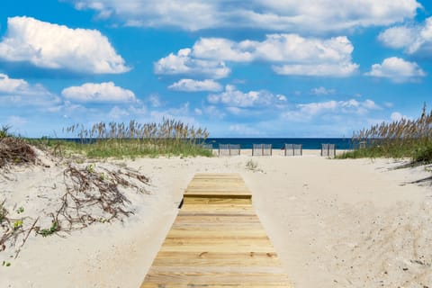 On the beach