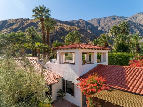 1926 Spanish Colonial Revival With Grand Tower Sitting Area Feature.