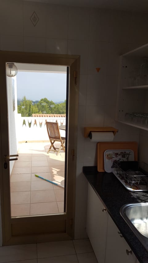 Terrace from kitchen