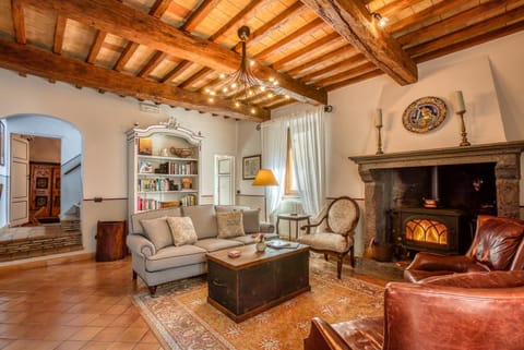 Living room (main floor), photo taken from the front door.