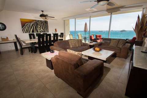 Comfortable living room area.