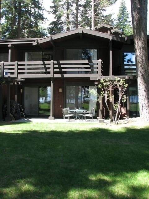 Back patio and balcony