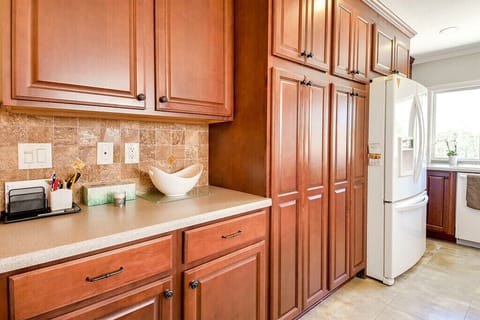 Plenty of storage in this large kitchen