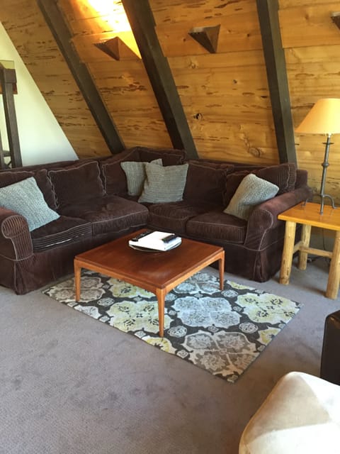 The living room is large enough to entertain & comfy enough to spend the day.