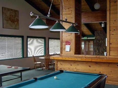 The main clubhouse has a pool table, game room and meeting room available.