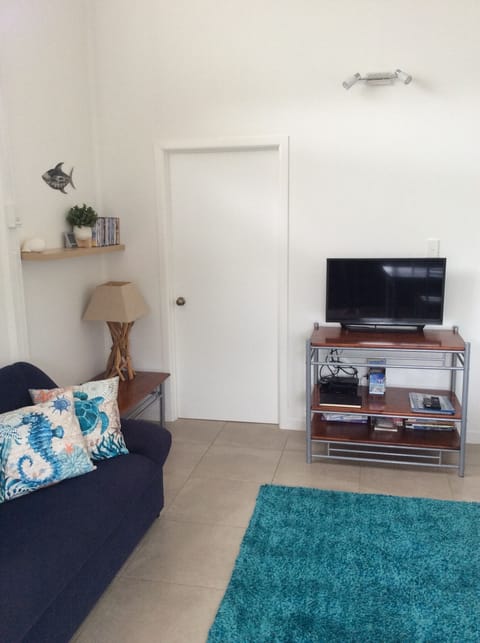 Smart TV & DVD player , books, DVDs and games provided