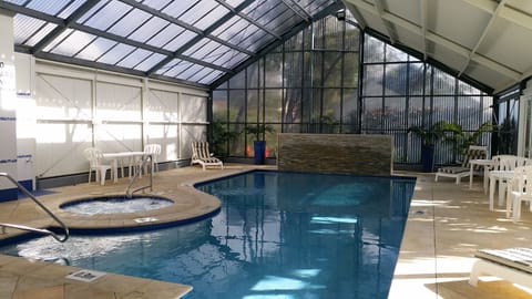 Indoor pool, a heated pool