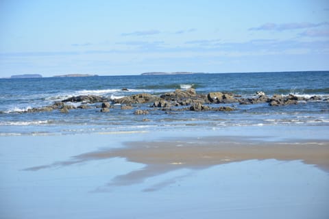 Beach nearby, sun loungers