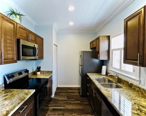 kitchen. All new appliances and marble countertop.
