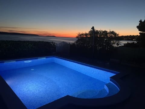 Sunset from the pool area.