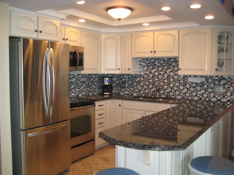 Designer Kitchen - Granite and Stainless
