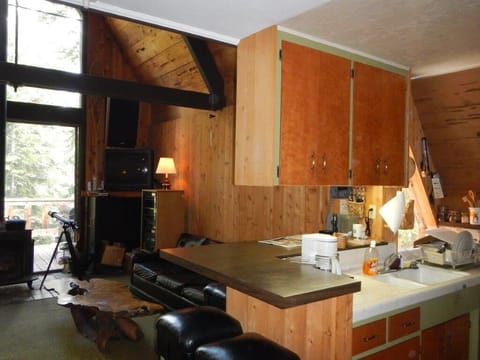 Kitchen and living room area, upstairs level