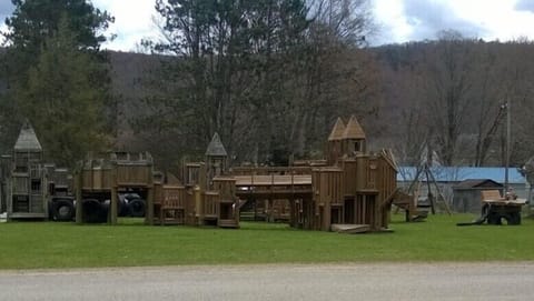 Playground across street