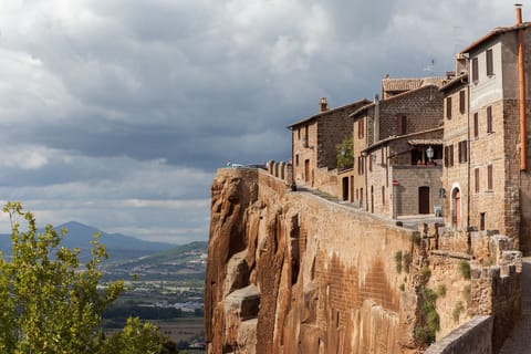 The house is the one on the left with an amazing view of the valley below.