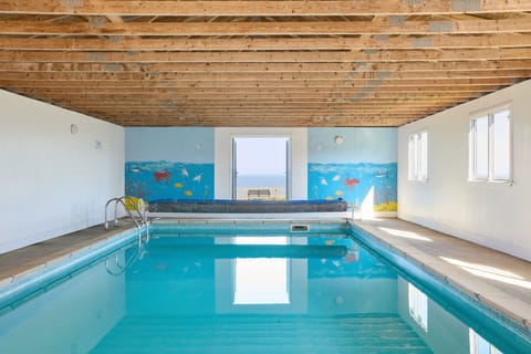 Indoor pool, a heated pool