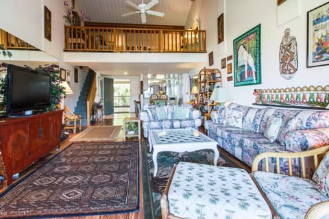 Massive Living room and full Sized Loft 