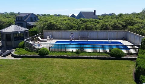 Private 800 square foot heated pool.  Fenced in with screened in Gazebo entrance