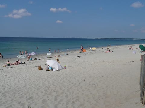 On the beach