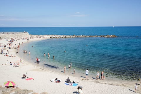 On the beach