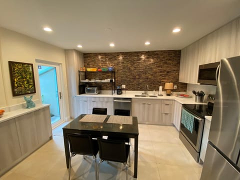 Kitchen completely redone in 2023, stocked and ready for you to cook