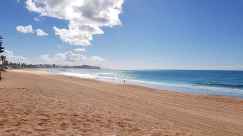 On the beach