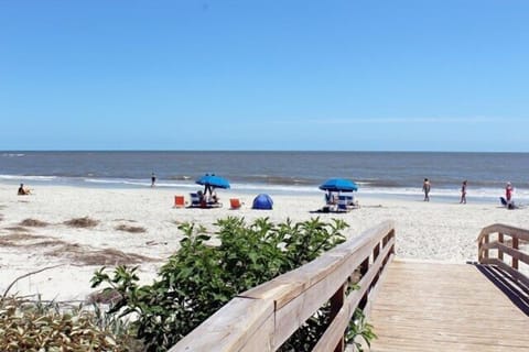 On the beach