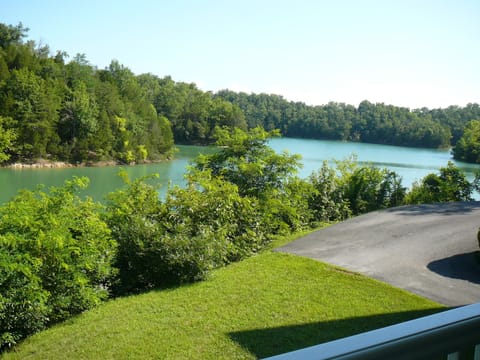 Lake view from the hot tub deck