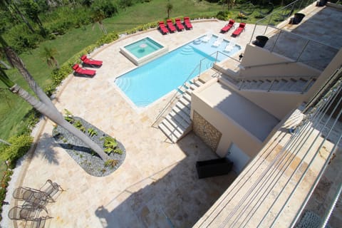 Pool level from above