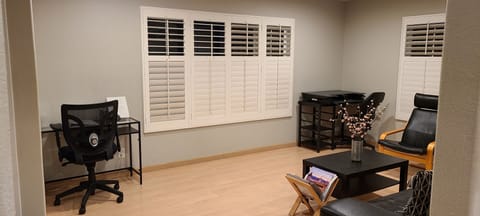 Living Room & Working Space