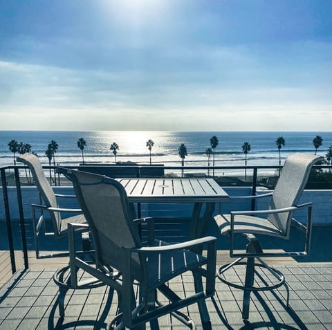 This panoramic white water view is yours to enjoy from the roof top deck.  