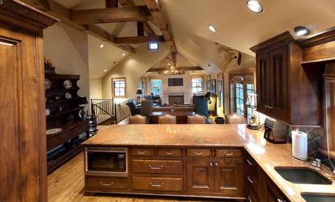 Upstairs living area