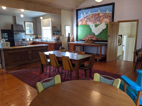 The Dining Room, and Kitchen, seating 16
