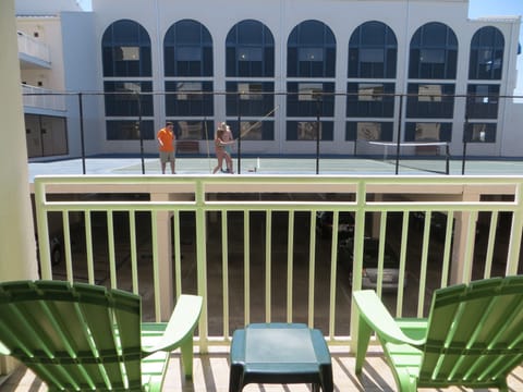 TENNIS COURT FROM UNIT BALCONY