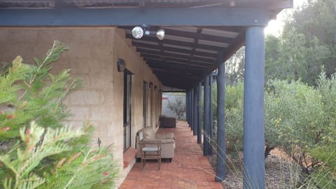 Relax in the peace and quiet on the front verandah