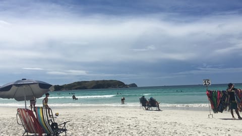 On the beach