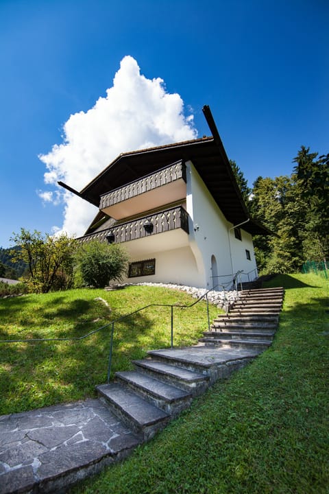 Stairs leading to the house