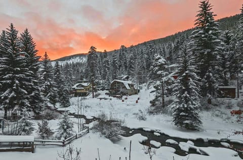 View of creek & sunrise