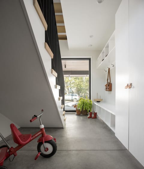 Mud room & entry hall